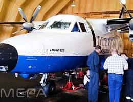 Взвешивание самолетов L-410UVP
