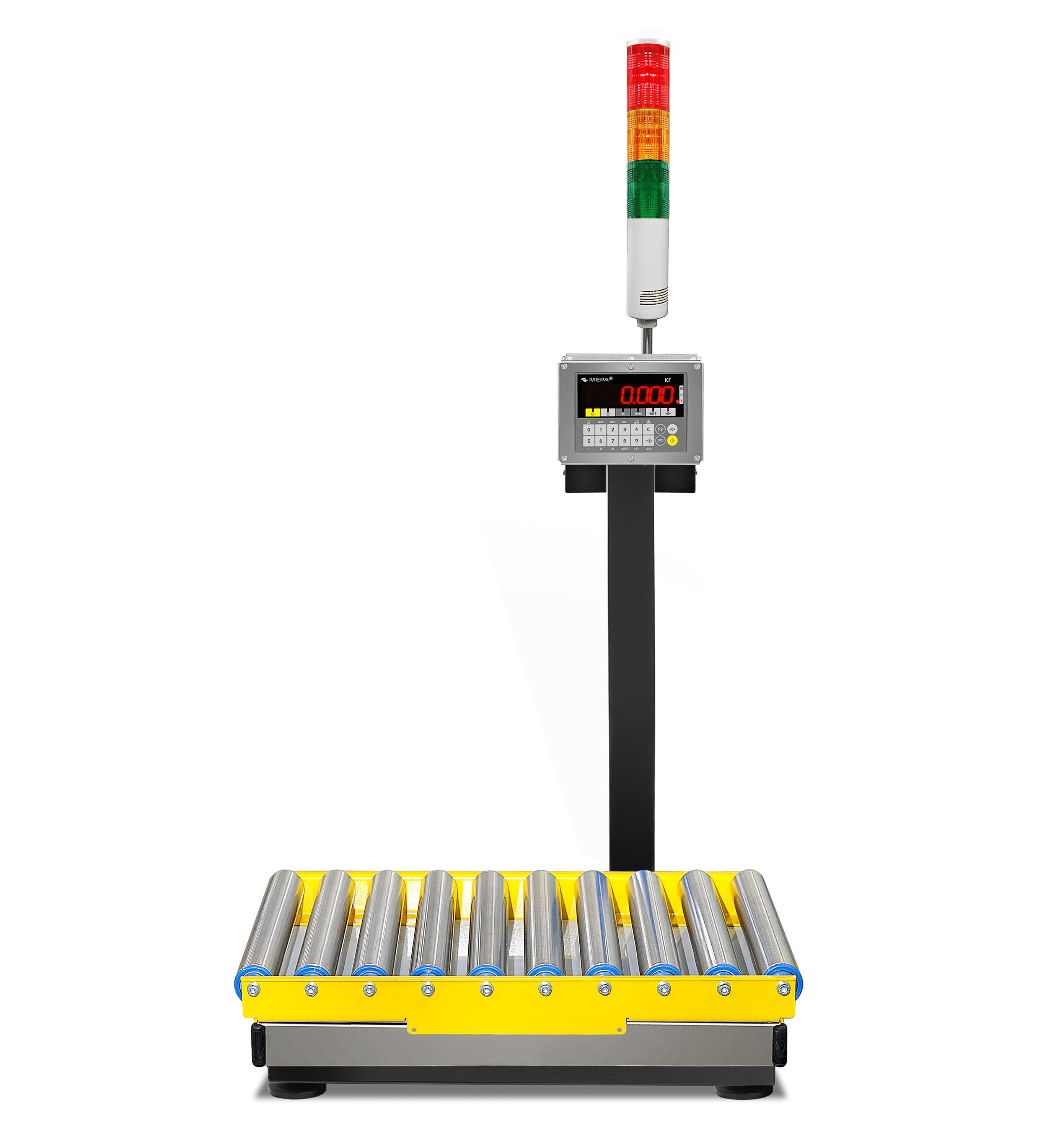 Конвейерные весы с рольгангом ПВм со световой индикацией