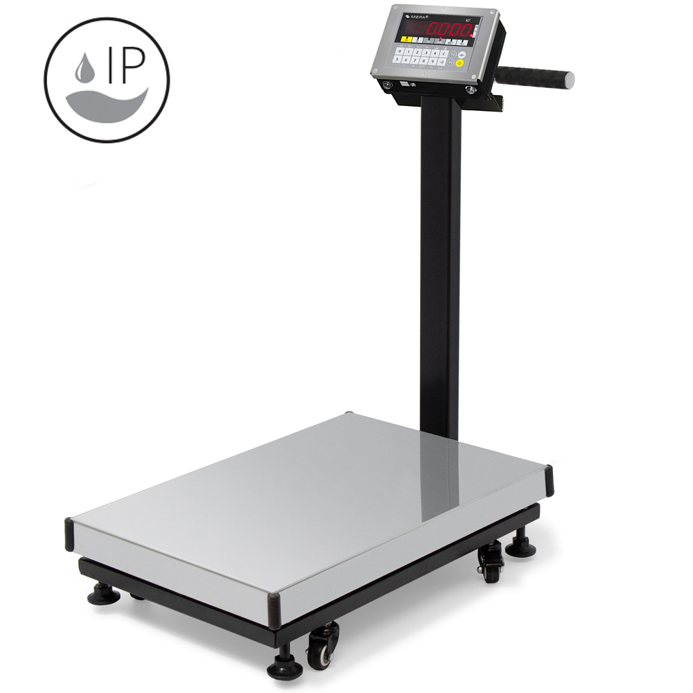 Весы МЕРА-ВТП-П-1-3/150 IP-65, в мобильном исполнении, пылевлагозащищенные с RS-232
