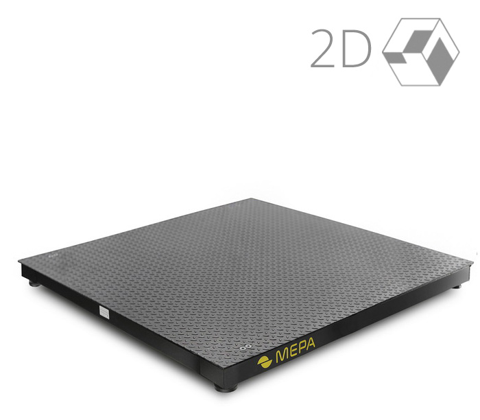 Весы платформенные МЕРА-ВТП-2/0.6, 600кг,  двухдиапазонные