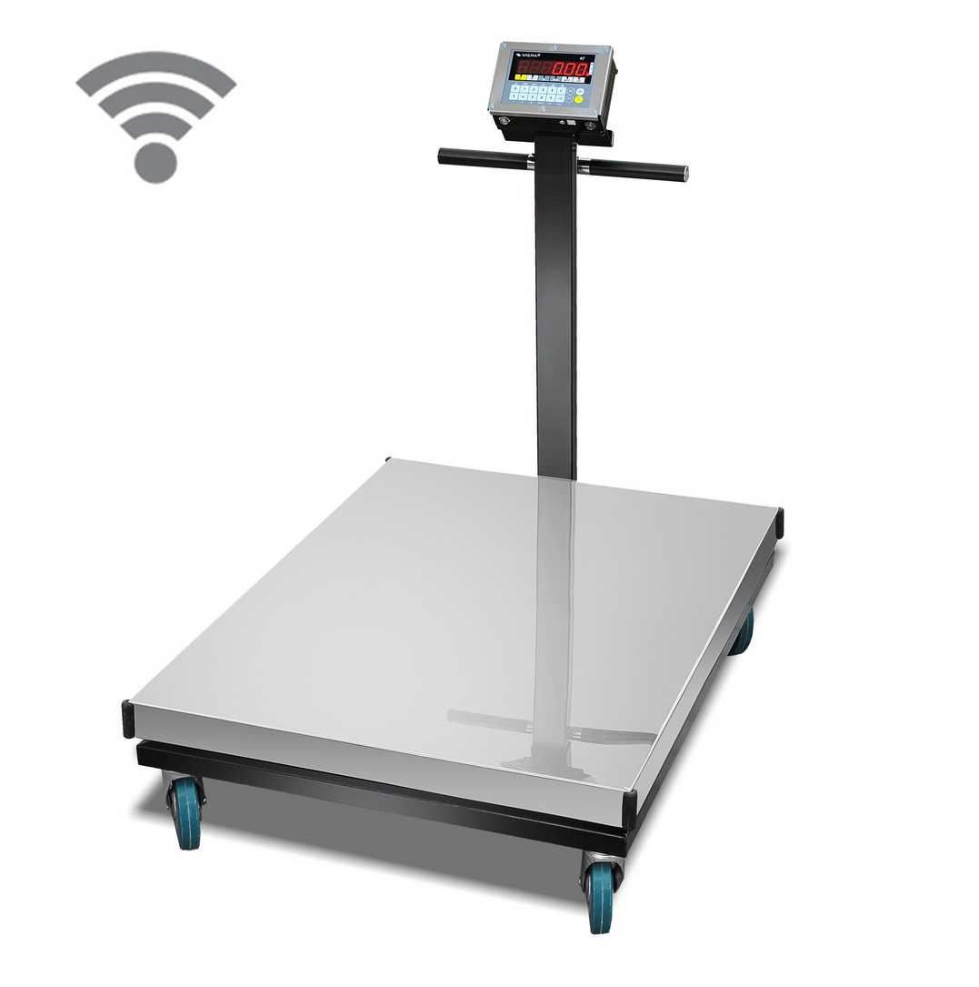 Весы товарные мобильные ПВм-П IP-65 с Wi-Fi