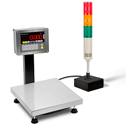 Весы платформенные МЕРА-ВТП-П-1 (IP-65)  со световой индикацией