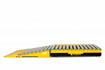 Весовой транспортер  МЕРА-ВТП-П с  рольганг-пандусом