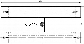 Весы паллетные балочные МЕРА-ВТП с увеличенной платформой