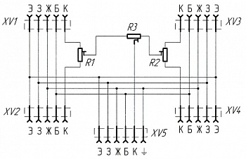 Блок свода сигналов тензодатчиков