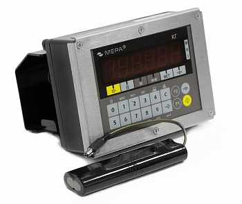 Весовой терминал ВТ-1А (IP-65) со съемной батареей