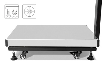 Регулировочные опоры в позиции - измерения массы (Весы МЕРА-ВТП-П-1-3/150)