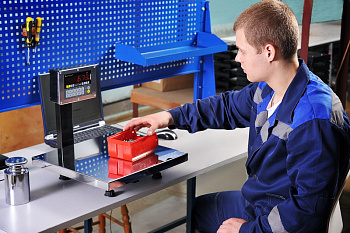 Весы настольные, платформенные ПВм-3/30-П, 400х400, с RS-232, пылевлагозащищенные