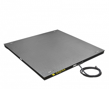 Весы платформенные МЕРА-ВТП-П-4-2/1.5, 1500кг, двухдиапазонные МЕРА-ВТП-2/1,5 (1500х1500)