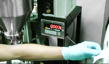 Весы с дозированием ПВм. Односкоростное дозирование