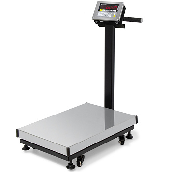 Весы МЕРА-ВТП-П-1-3/150 IP-65, в мобильном исполнении, пылевлагозащищенные с RS-232